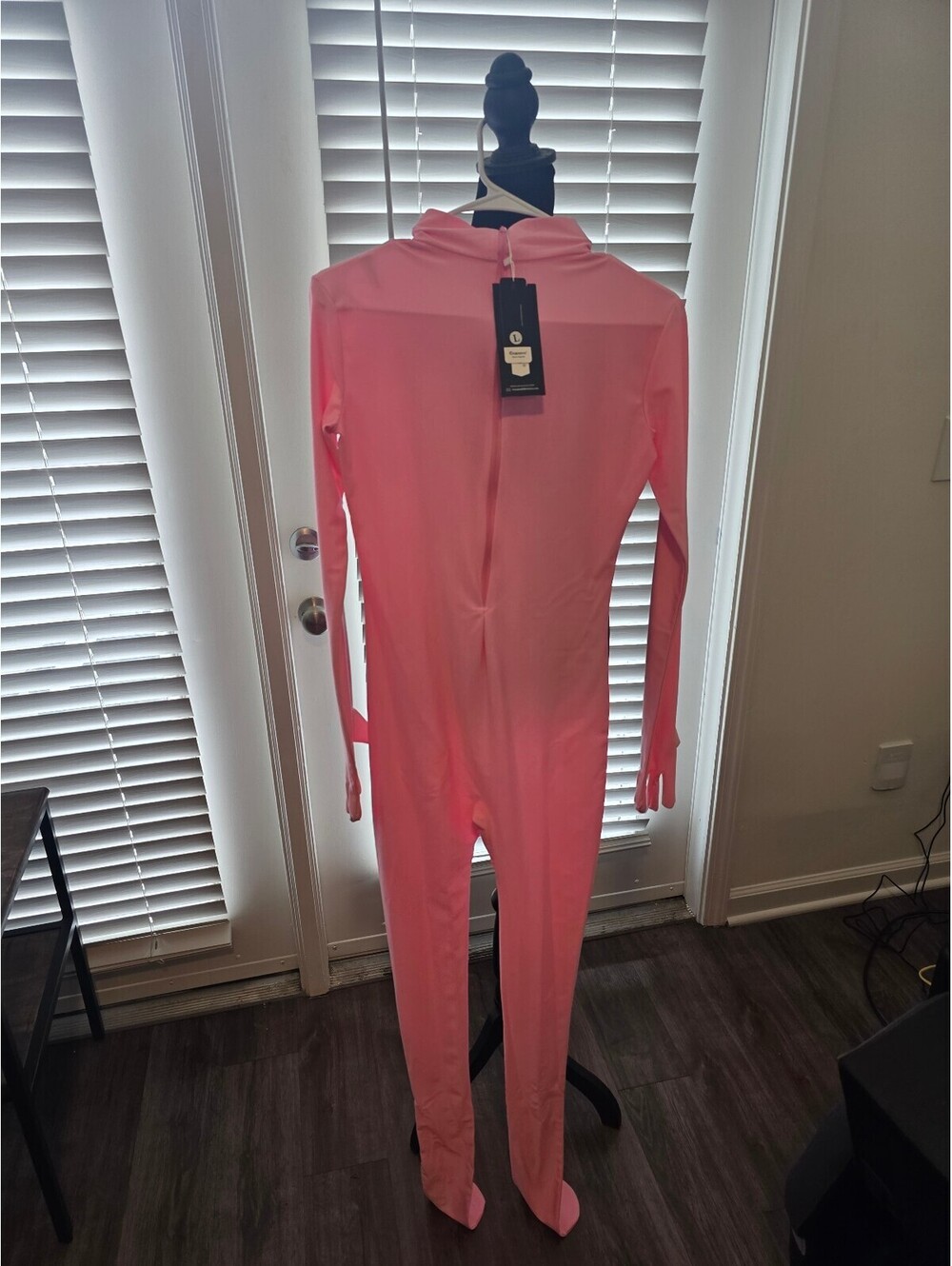 Ensnova Pink Full Body Zentai bodysuit Size Large